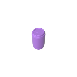 Minifigur hält eine Kaffeetasse oder einen Becher zum Mitnehmen