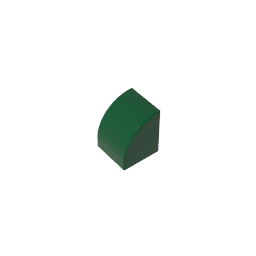 1x1x1 gebogene Fliese