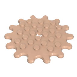 6x6-Plattenspieler mit 14 Zahnrädern
