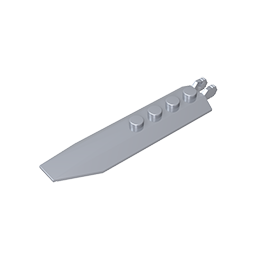 1x8 Scharnierplatte