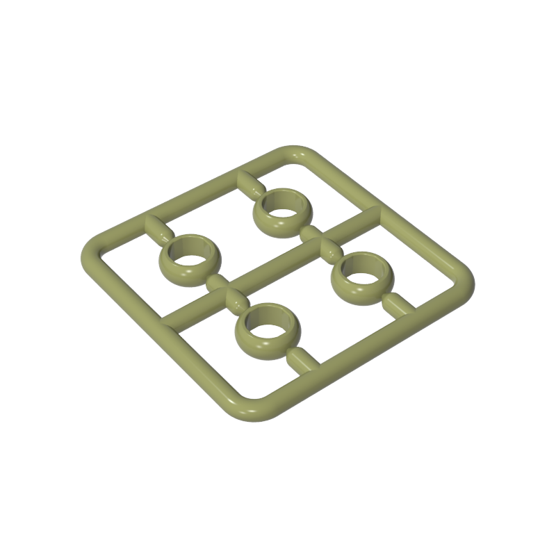 Ringe, Goldringe, Herr der Ringe, ein Set mit 4 Stück.