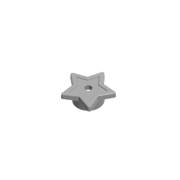 1x1 Fünfzackige Sterndekoration