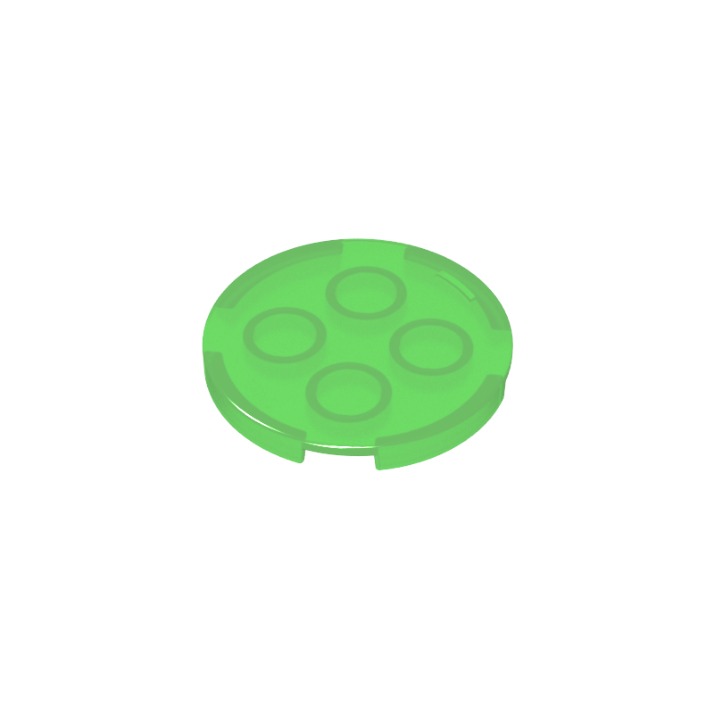 3x3 glatte runde Platte