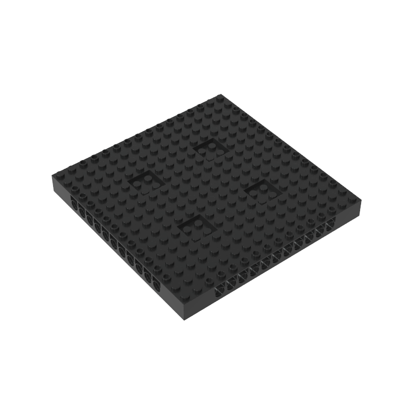 16x16x1 1/3 perforierte Bodenplattenziegel