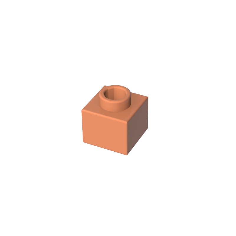 1x1x2/3 perforierter Fundamentstein