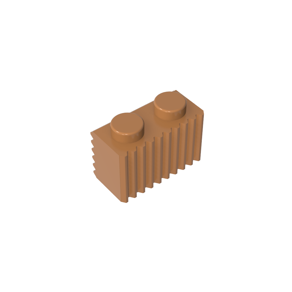 Stein Spezial 1 x 2 mit Grill - MyGobricks