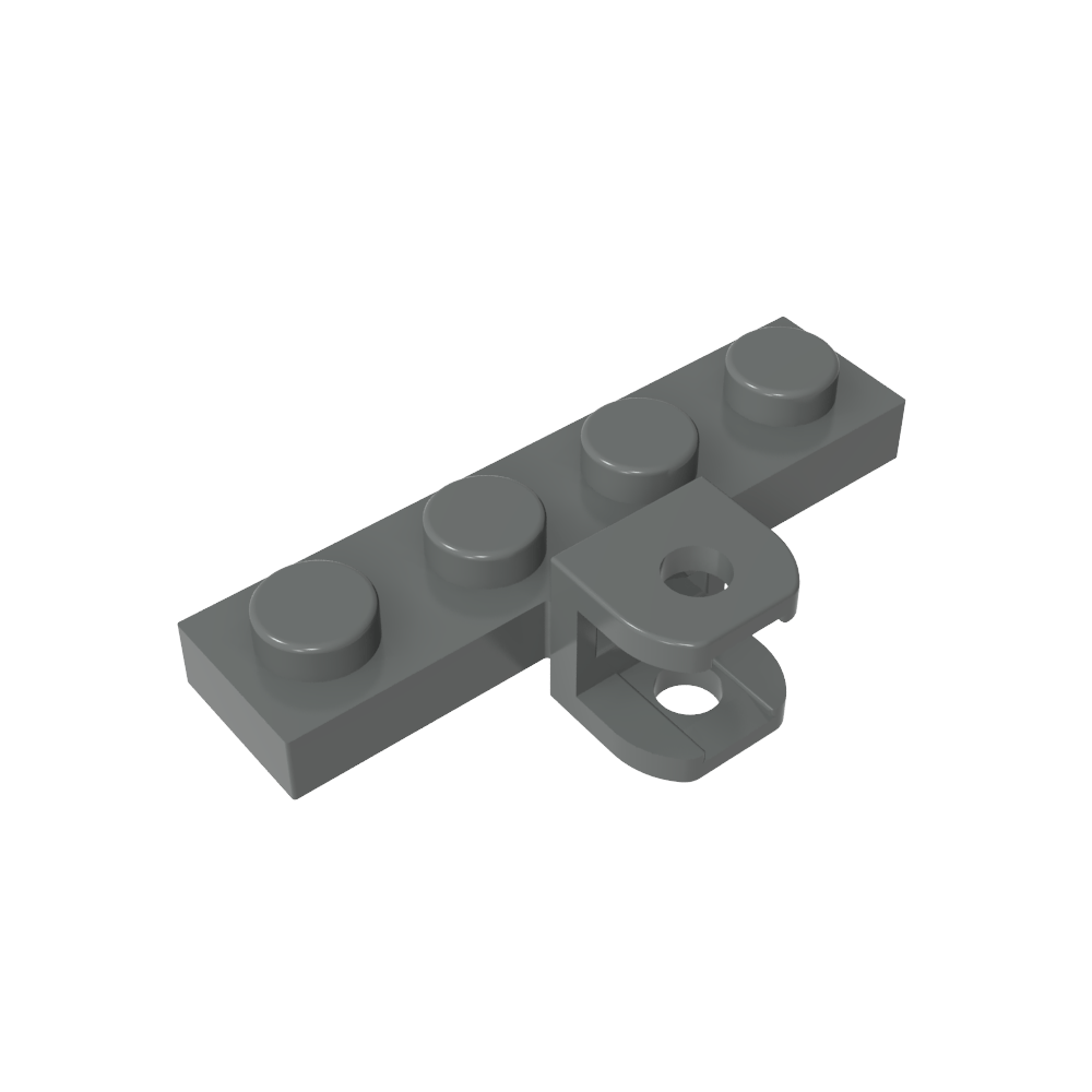 Platte Spezial 1 x 4 mit Koppelglied Double-MyGobricks