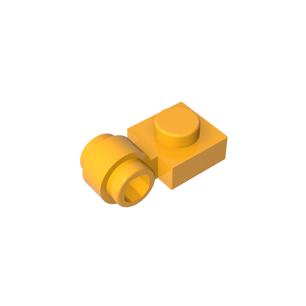 Platte Spezial 1 x 1 mit Clip Light [Dicker Ring]-MyGobricks