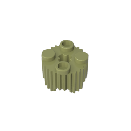 Rundstein 2 x 2 [Grill]-MyGobricks