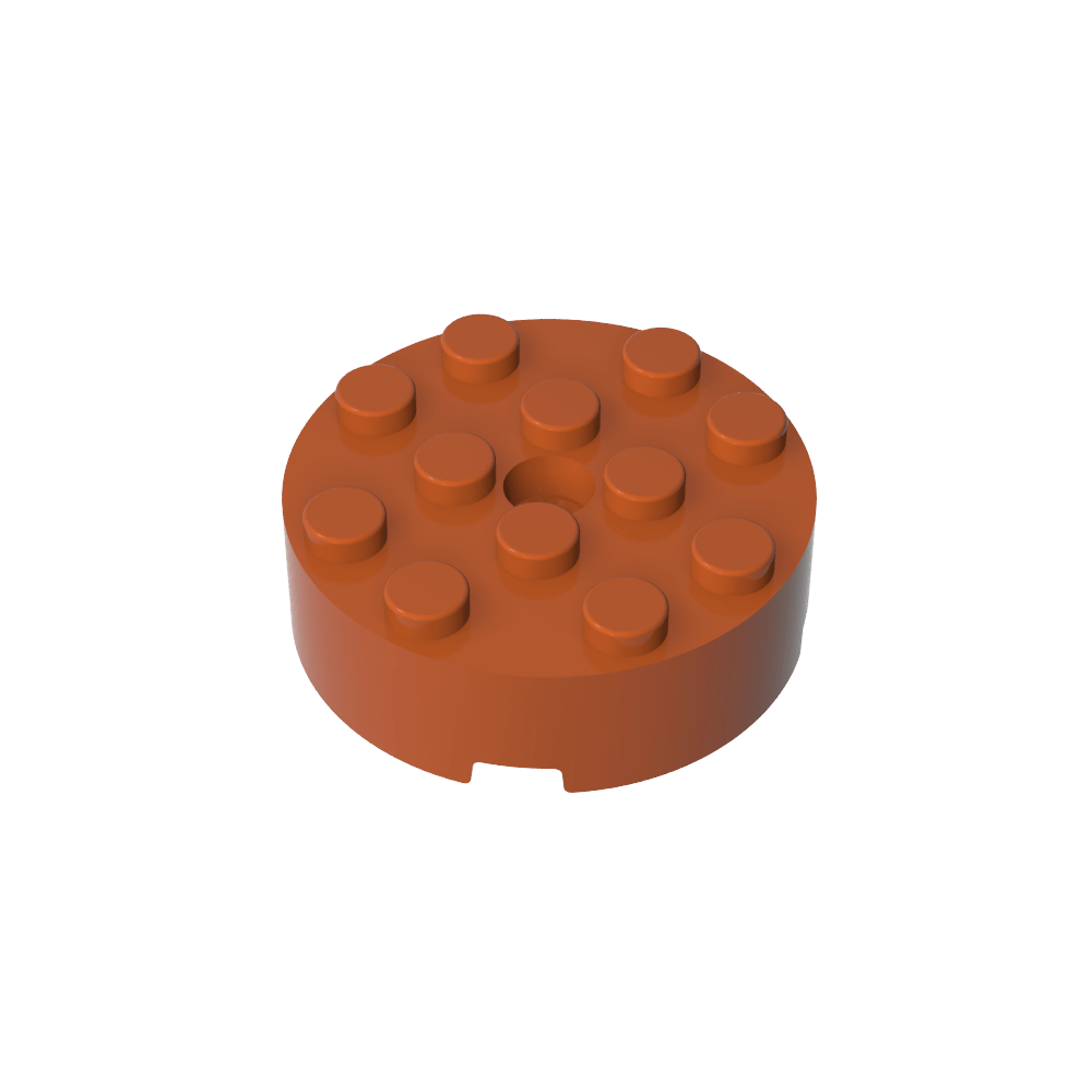 Rundstein 4 x 4 [Mittelloch]-MyGobricks