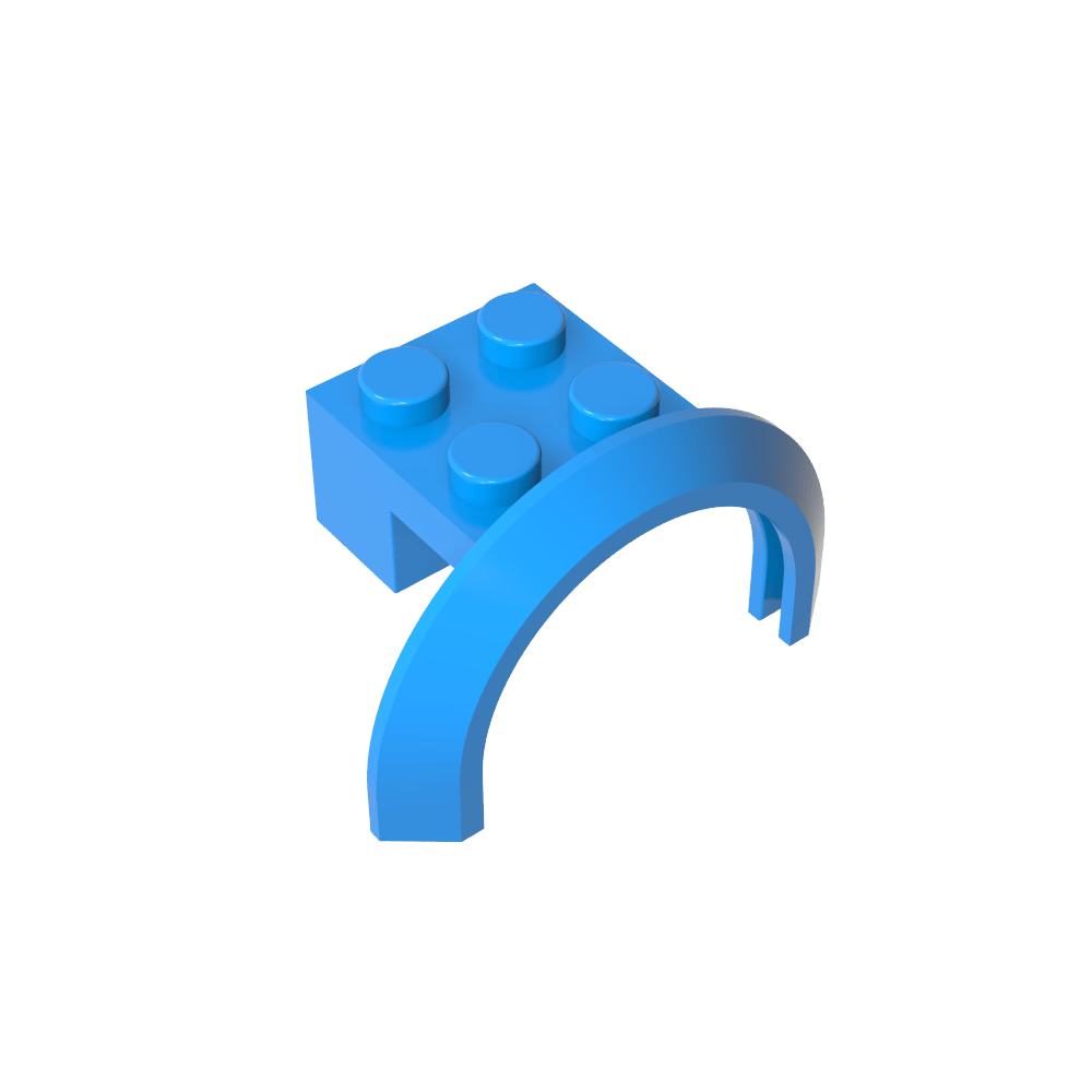 Radlauf, Kotflügel 4 x 2 1/2 x 2-MyGobricks