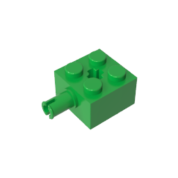 Stein Spezial 2 x 2 mit Stift und Achsloch - MyGobricks