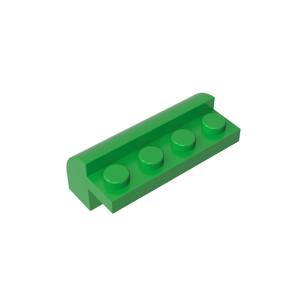 Gebogener Ziegelstein 2 x 4 x 1 1/3 mit gebogener Oberseite - MyGobricks
