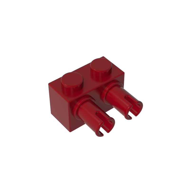 1x2 mit zwei Schrauben