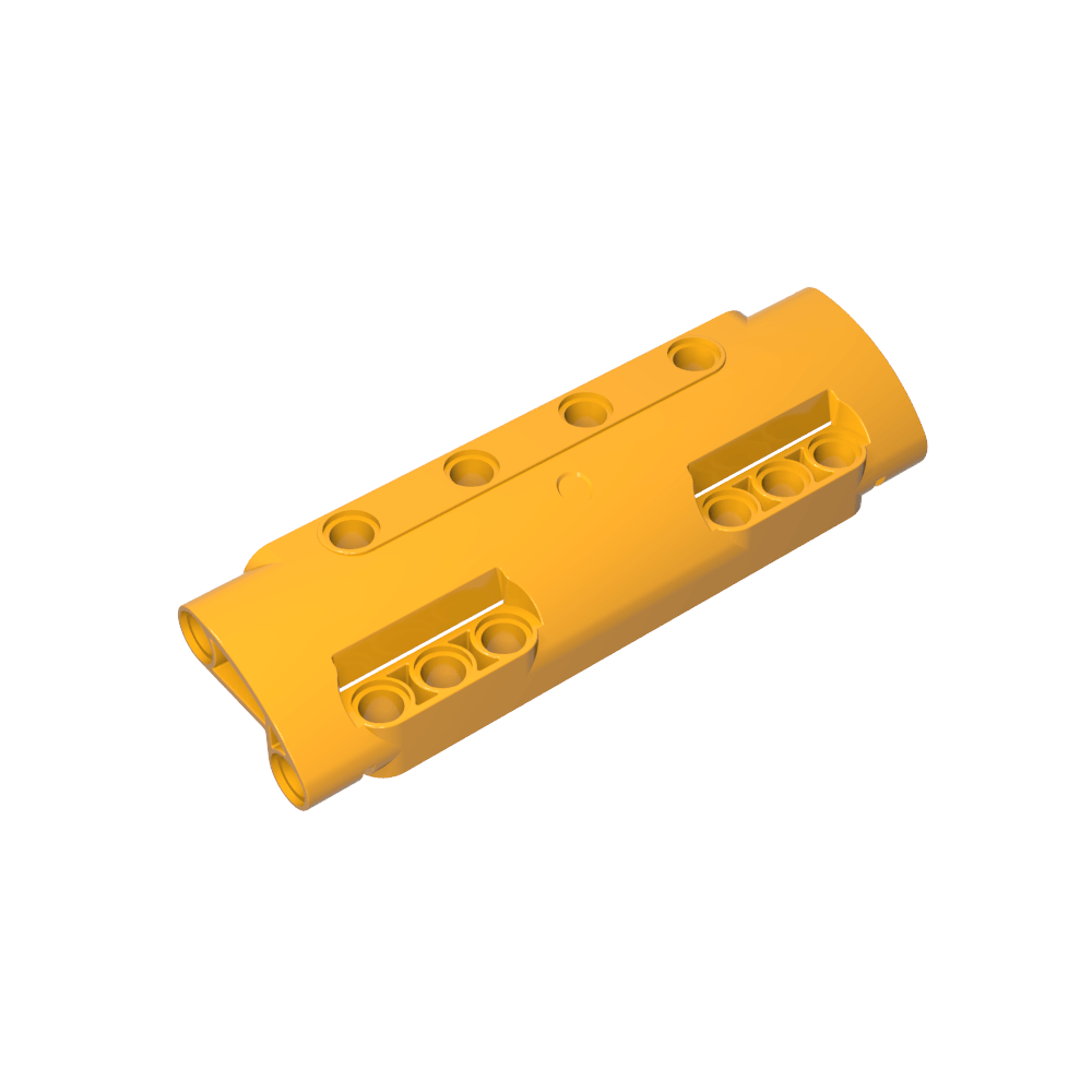 Technic Panel gebogen 11 x 3 mit 10 Stiftlöchern durch die Paneloberfläche - MyGobricks