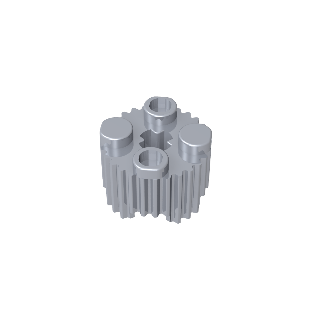 Rundstein 2 x 2 [Grill]-MyGobricks