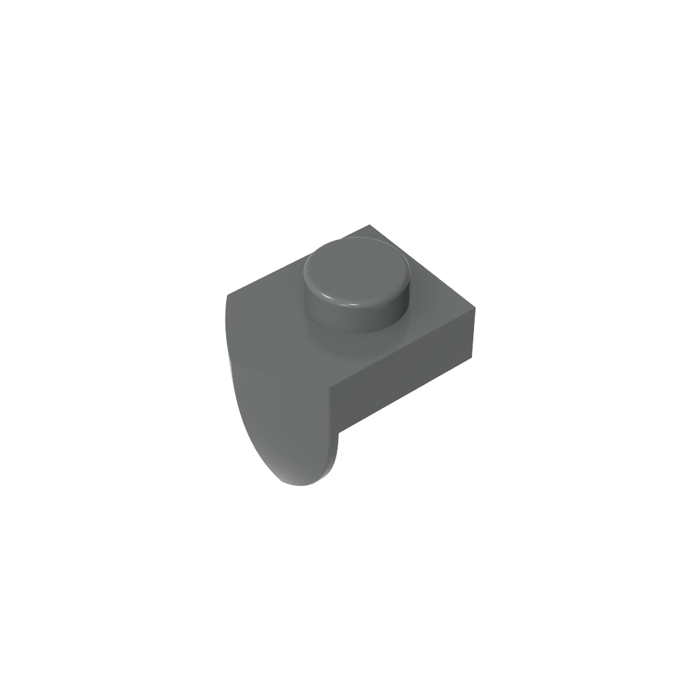 Platte Spezial 1 x 1 mit vertikalem Zahn-MyGobricks