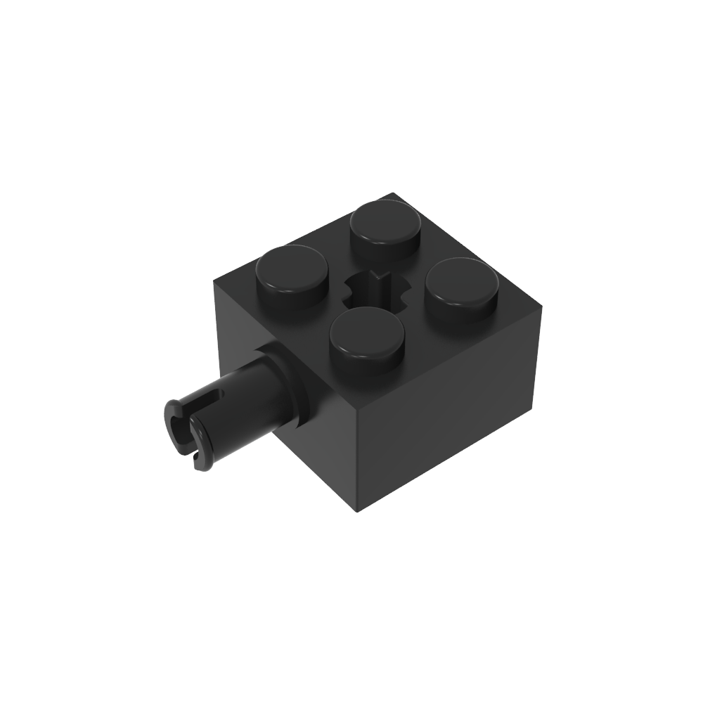 Stein Spezial 2 x 2 mit Stift und Achsloch - MyGobricks