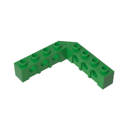 Technic Stein 5 x 5 rechtwinklig (1 x 4 - 1 x 4)-MyGobricks