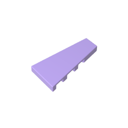 Fliese Spezial 2 x 4 Keilförmig Rechts-MyGobricks