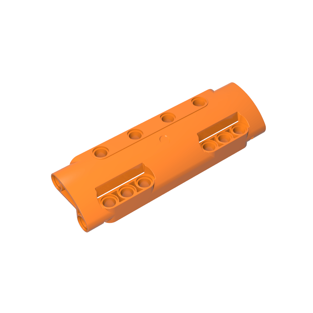 Technic Panel gebogen 11 x 3 mit 10 Stiftlöchern durch die Paneloberfläche - MyGobricks