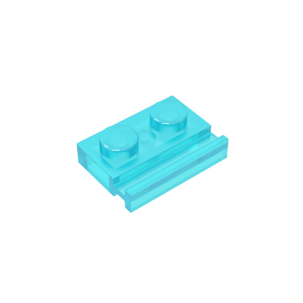 Platte Spezial 1 x 2 mit Türschiene-MyGobricks