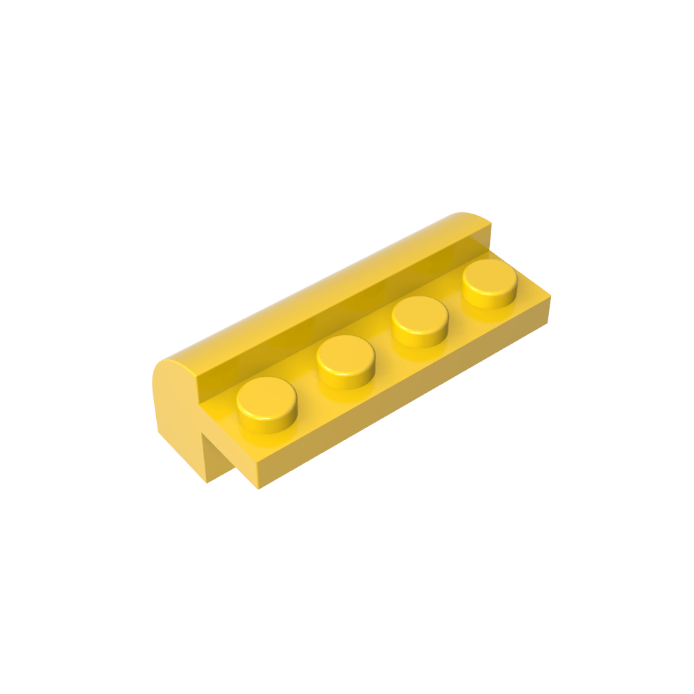 Gebogener Ziegelstein 2 x 4 x 1 1/3 mit gebogener Oberseite - MyGobricks