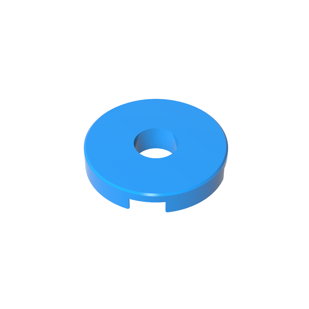 Fliese rund 2 x 2 mit Loch - MyGobricks