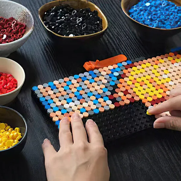 Personalisierter Pixel Art Bilderrahmen, personalisiertes Pixel Art Bricks Portrait, Einzigartige Geschenke zum Muttertag, Vatertag, Valentinstag, Geburtstag