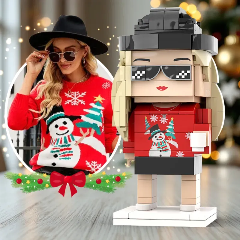 Weihnachtsspecial: Ganzkörper-Figur aus Bausteinen (1 Person), persona