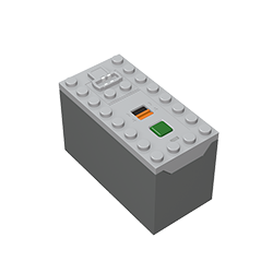 Batteriekasten, Power Functions, mit dunkelblau-grauem Boden [Nicht wiederaufladbar]