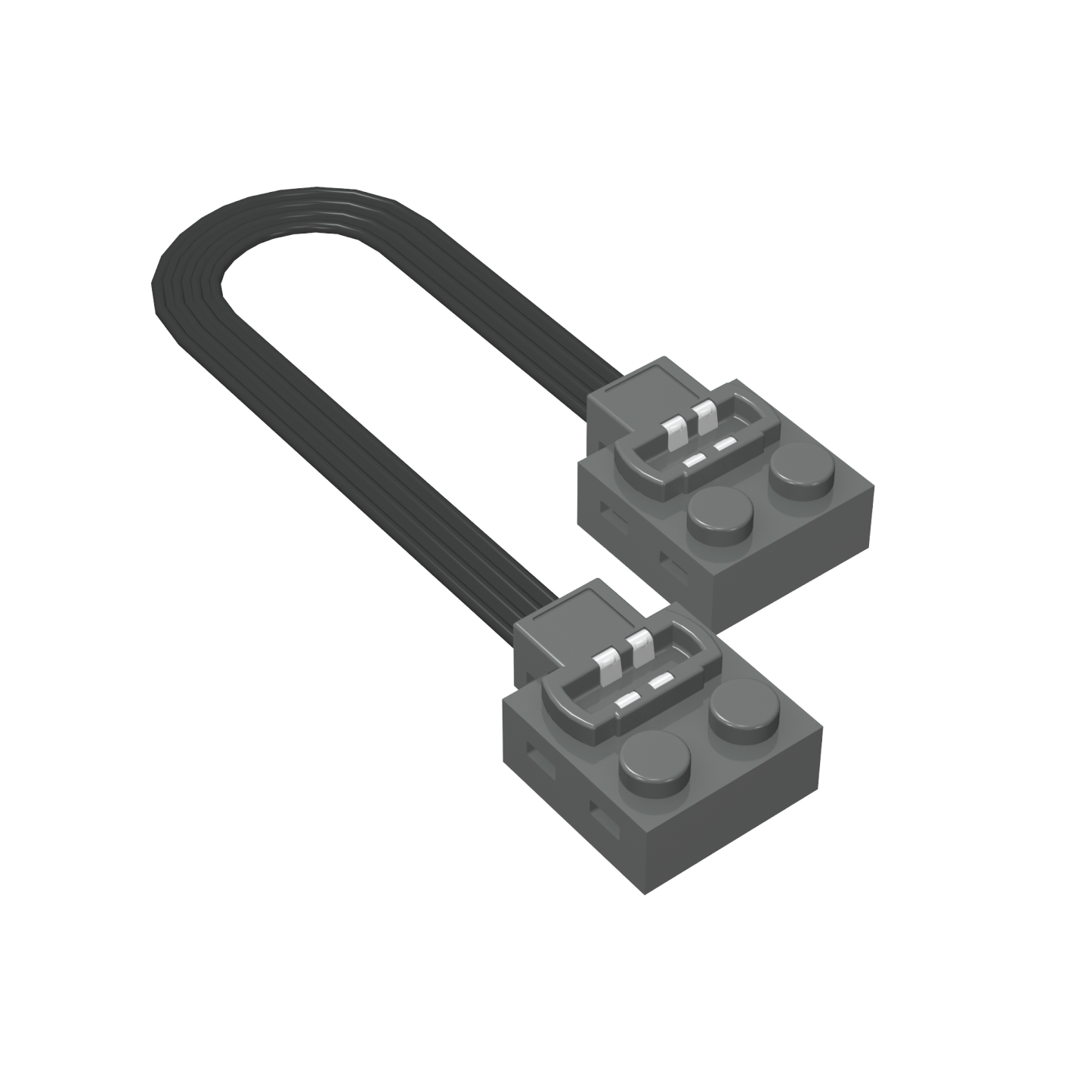 Verdrahtung mit Ziegelstein 2 x 2 x 2/3 und Gleiskontakten