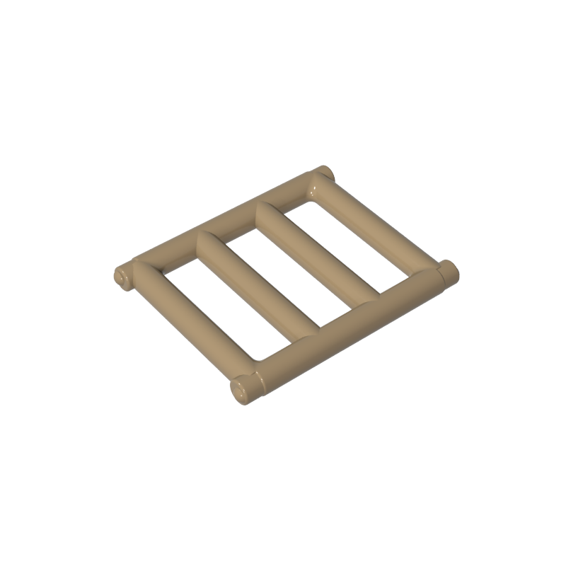 1x4x3 Trapezförmiger Zaun