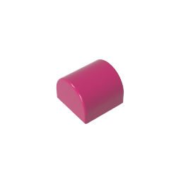 Gebogener Stein 1 x 1 x 2/3, doppelt gebogene Oberseite, keine Bolzen