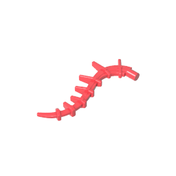 Pflanzen-/Kreaturenkörperteil, Ranke/Schwanz/Tentakel/Bionicle-Rückgrat, stachelig