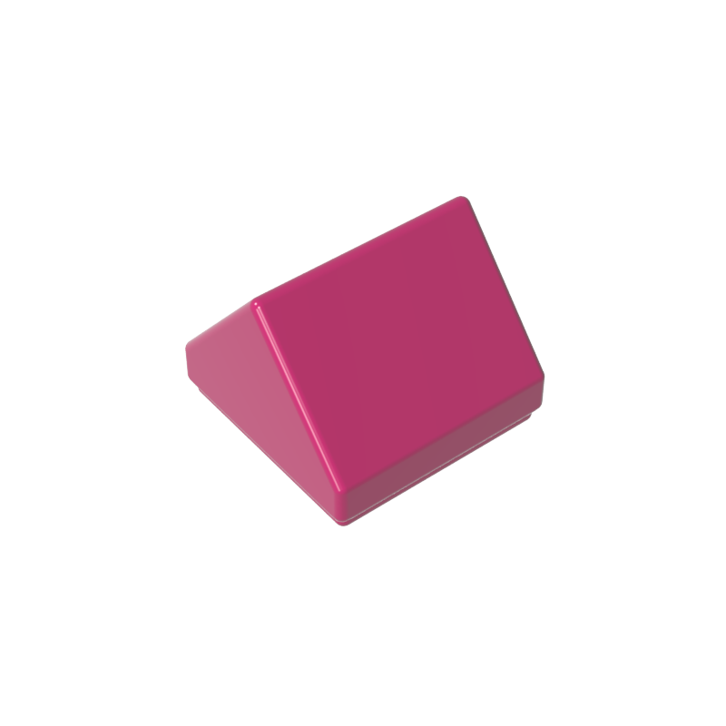 1x1 Zweiseitig 45° geneigte Ziegeloberfläche