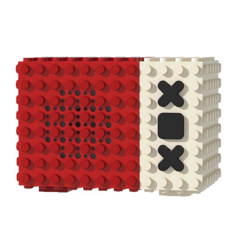 Neuer Bluetooth-Lautsprecher für Bausteine, Mini-Lautsprecher mit hoher Lautstärke, kompatibel mit MOC-Bausteinzubehör.