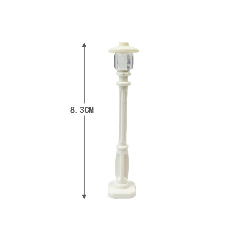 Eisenbahnszene, Gleiszubehör aus kleinen Bausteinen, DIY-Set für einen Wartetunnel