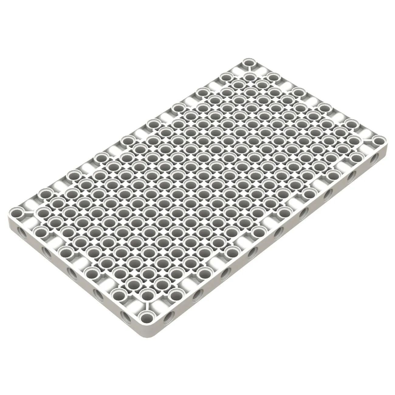 Einzelne mechanische Bausteinplatte 39369 mit Löchern – 11x19, kompatibel mit mechanischen Grundplatten (keine Marke Gobricks)