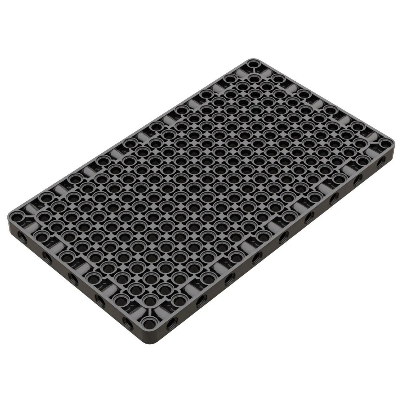 Einzelne mechanische Bausteinplatte 39369 mit Löchern – 11x19, kompatibel mit mechanischen Grundplatten (keine Marke Gobricks)