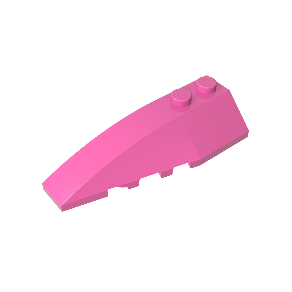 Keil gebogen 6 x 2 links-MyGobricks