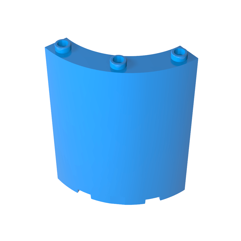 Panel 4 x 4 x 6 Viertelzylinder-MyGobricks