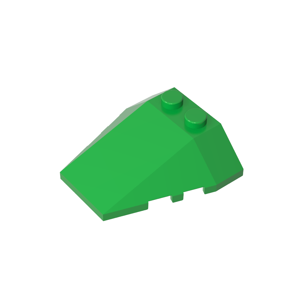 Schrägkeil 4 x 4, dreifach, ohne Bolzenkerben – MyGobricks