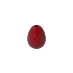 Futterei mit 1,5 mm Loch [Glatt]