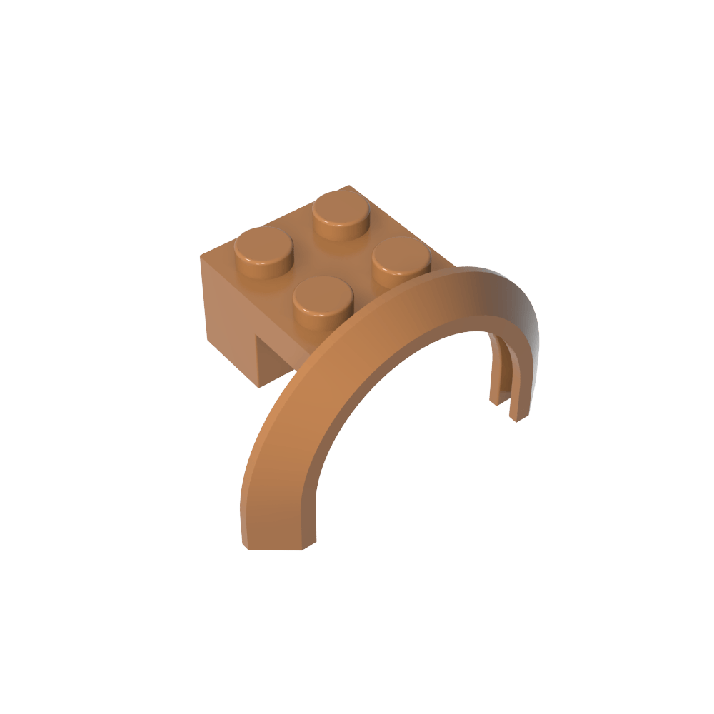 Radlauf, Kotflügel 4 x 2 1/2 x 2-MyGobricks