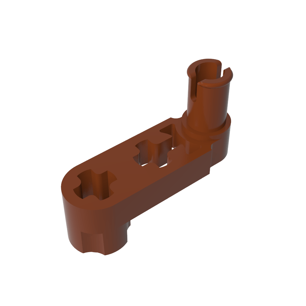 Technic Balken 3 x 0,5 Liftarm mit Nabe und Stift / Kurbel - MyGobricks