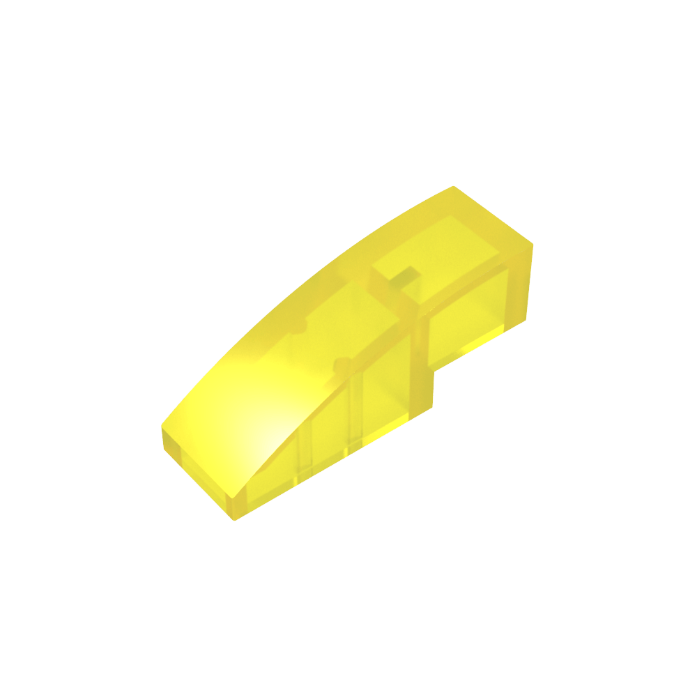 Schrägstein gebogen 3 x 1 ohne Noppen - MyGobricks