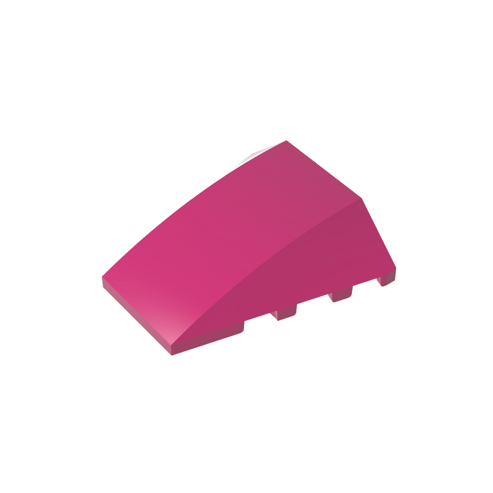 Keil gebogen 4 x 4 ohne obere Noppen - MyGobricks