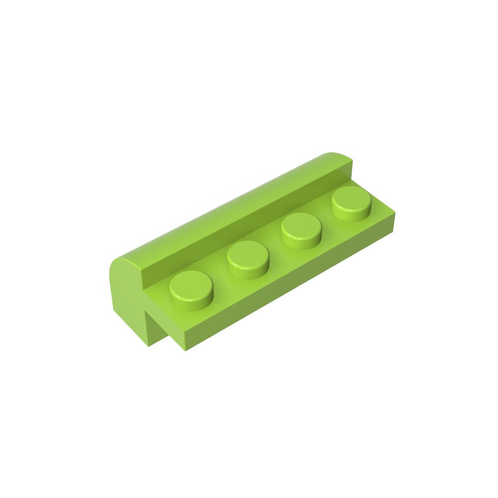 Gebogener Ziegelstein 2 x 4 x 1 1/3 mit gebogener Oberseite - MyGobricks