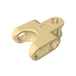 Technic Achsverbinder 2 x 3 mit Kugelpfanne, offene untere Achslöcher - MyGobricks